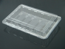 Special deep packaging food transparent fresh plastic large sushi cover packing West cake box half a catty of meat slices