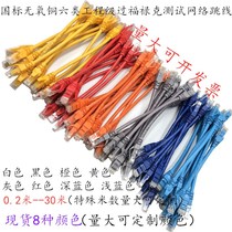 National standard six types of oxygen-free copper non-shielded overtest class 6 network jumper cat6 Gigabit finished cabinet network cable