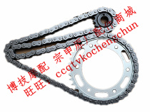 Botech with Zongshen Motorcycle RX3S Original Sprocket Strip ZS400GY-2 Sprocket Chain Chain Size Flywheel