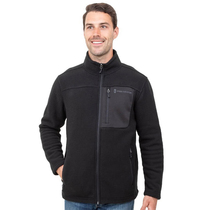 FC Mens Warm Polar Fleece Jacket Outdoor Sports Cold-proof Middle Layer Fleece Jacket Windproof Stand Collar Lamb Fleece Cardigan