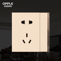 Aup Lighting Wall Switch T07 Series 1096A-J7- Open double 5 holes This section is set gold