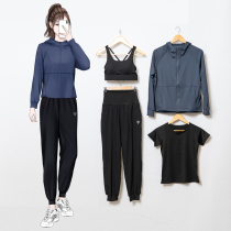 2022 new plus size yoga clothes female net red sports suit morning running speed dry loose gym fat mm spring and autumn