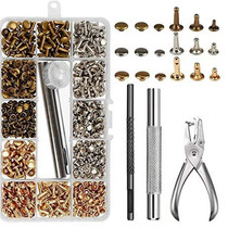 300 double - sided rivets with punched clamps double hat nails 3 dimensions 3 color double - sided crashes for cross border