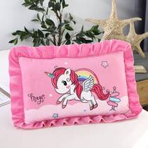 Child Pillow Crystal Suede Pillowcase Semen Cassiae Pillow Core Pillow buckwheat shell pillow core can be removed and washed
