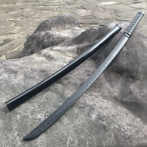 Residence Plastic Knife Tang Cross Knife Integrated Blade Practiced Knife with sheath Training Tang Knife Straight Knife Sword Road Plucking Sword without cutting edge