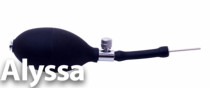 Alyssa artistic gymnastics ball inflatable tube-Black