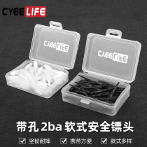 CyeeLife Stalk Star 2ba Soft Dart Tip Professional Competition Practice 50 Pack Electronic Dart Head Marking Needle