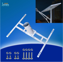 Solar street light bracket photovoltaic panel 50W80W adjustable Engineering street lamp installation light pole sleeve accessories screws