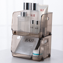 Cosmetic storage box desktop small transparent large capacity mask lipstick skin care dressing table finishing storage basket