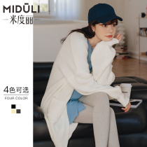 Pregnant women knitted cardigan coat women autumn and winter new pregnancy winter outerwear coat mid-length sweater autumn and winter