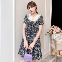 Pregnant womens foreign trade discount store mall counter withdrawal cabinet cut logo womens clearance Net red tide hot mother floral dress