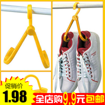 Balcony shoe rack hanging outdoor cool artifact outdoor multifunctional hanging household shoes hanger window