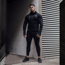 VQ Muscle Autumn Winter New Sports Set Men Brother Pure Cotton Fitness Training Link Sweater