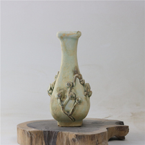 The Song Dynasty local kilns unearthed a pinch of flower square bottles of ancient and antique imitation ancient made of old porcelain collection old goods swaying pieces