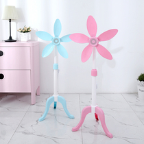 Small fan desktop vertical household small floor fan student dormitory bedroom clip fan telescopic mini electric fan