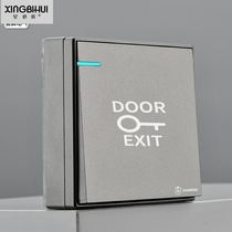 Zan brand gray exit button access control switch surface mounted base door lock unlock switch normally open normally closed automatic reset