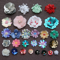 Sequin flower accessories Sequin decoration three-dimensional flowers three-dimensional beaded cloth stickers diy clothing accessories patch stickers