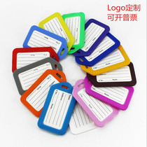 Custom luggage tags suitcases hang tags travel trolleys bags identity plates aircraft tags
