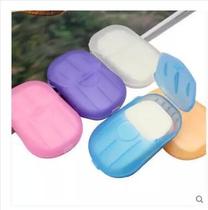 5 boxes of cute small soap tablets Outdoor portable carry-on travel travel disposable soap paper hand washing tablets
