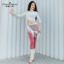 The whole city dance new belly dance training suit practical contrast dance beginner's group clothing training pants