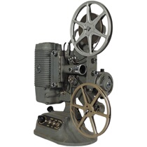 American Antique DEJUR 8mm 8mm Vintage Film Projector Silent Projector Gray Body with Case