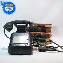 Folk custom old objects Cultural Revolution nostalgic antique antiques old-fashioned domestic hand-cranked magnet telephone home furnishings props