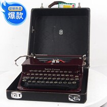 9-product Western antique rose red Coruna SMITH CORONA English mechanical typewriter function normal