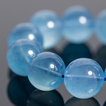 Adolliz Natural Sea Blue Treasure Round Pearl Bracelet Oversize 17 mm Beauty To Thrill