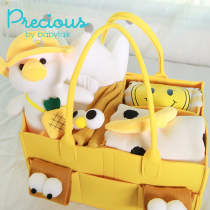 Newborn gift box spring and autumn suit baby clothes Four Seasons supplies just born baby full moon waiting for birth gift