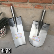 All-steel tree digging shovel thickened polishing manganese steel tree digging shovel increased edge sharp narrow shovel digging ditch root digging tree Special