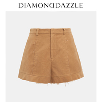 DIAMOND DAZZLE Landscape New Type A Word Unbound Cotton Shorts Women 1F4Q1051L in Autumn and Winter