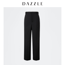 dazzle ground vegan fine spinning wool straight up slim casual pants Western pants woman 2D1Q4311A