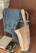 autumn Jun autum Joker version blue wash straight high waist jeans women Spring and autumn tapered pants ankle-length pants