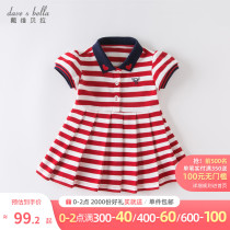 David Bella girl dress summer new baby childrens clothing girl clothes children Girl girl baby baby Yang skirt