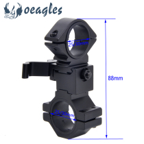 30mm quick-release KC05 bicycle headlight bracket aluminum alloy clip flashlight height fixing clip 25 30