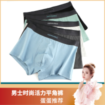 (Recommended eggs) combed Xinjiang cotton mens business boxer XB814