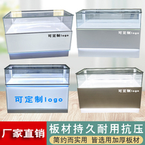 New vivo Huawei mobile phone counter display cabinet OPPO millet jade jewelry glass display cabinet business acceptance desk