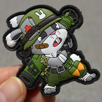 Tactical Rabbit German Morale Chapter Patch Small Velcro Personality Joker outdoor pvc badge armband badge