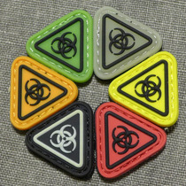 Luminous biochemical crisis German tactical hook and loop patch morale badge tactical badge personality badge armband