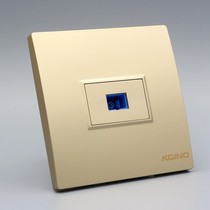 Champagne Golden 86 Type of sc Optical socket Panel Single-port Network Broadband Computer Light Solder Socket