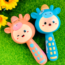 Childrens Bluetooth Microphone Toy Baby Karaoke Amplifiers Singer Music Wireless Microphone Audio Integrated