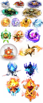 (Legendary Page Tour Hand Tour Game Material) Artifact) Magic Weapon Class) 30 Dynamic Magic Weapon Sequence Frame Animation