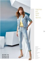 Taiwan womens clothing J Jing spring and summer new womens clothing *P249A casual all-match denim jacket 1780