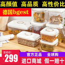 Germany Bgest vacuum crisper fruit box sealed box microwave glass lunch box plastic box tremble explosion