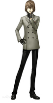 Goddess news record 5 Akechi Goro uniform uniform cosplay costume(send gloves)