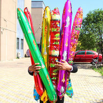 Square Flushing Gas Big Rocket Balloon Summer Heat Selling Fire With Bell Rocket Balloon Can Eject Balloon