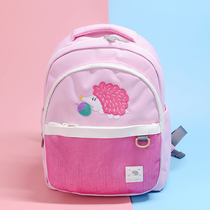 Korean primary school bag female first to third grade lightweight backpack soft girl super light first grade childrens backpack
