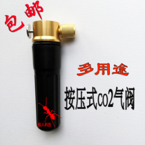 Push-down beer machine valve Carbon dioxide small cylinder CO2 small cylinder Bicycle cleaning multi-purpose valve