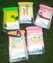 A variety of cartoon mobile phone waterproof bag protective cover swimming drifting underwater shooting