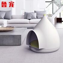 Warm Dog Kennel Dog House All Season Winter Universal Pet Cat Nest Supplies Detachable Kitten Closed Winter House